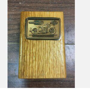Hand Made Wood Case Harley Davidson Motorcycle Motor Bike Themed